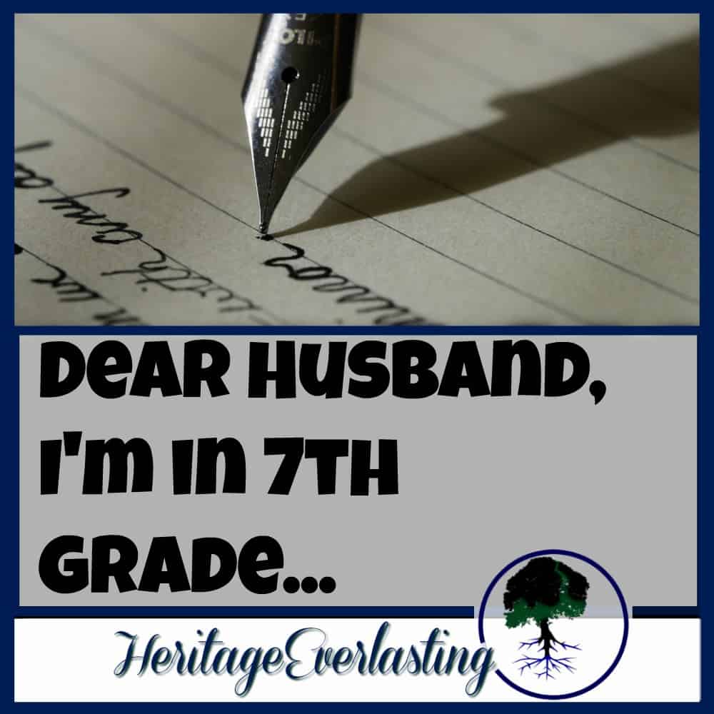 dear mom 7th graders write