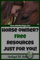 Horses | Resources for horse owners | Owning a horse | Free resource page for horse owners