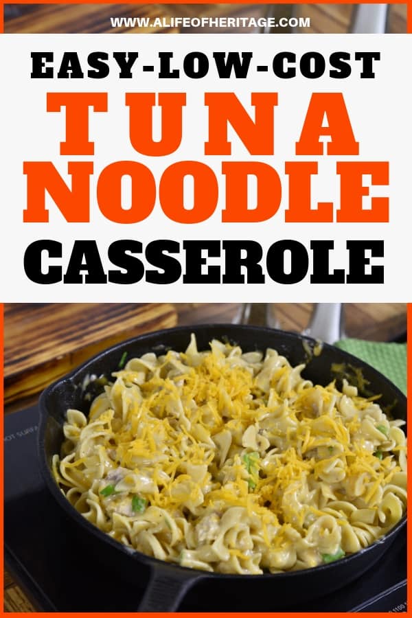 This tuna noodle casserole is so easy, is low cost and the kids love it!
